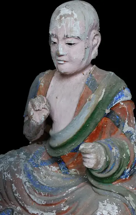 真言八祖 善無畏三蔵像 修繕奉納